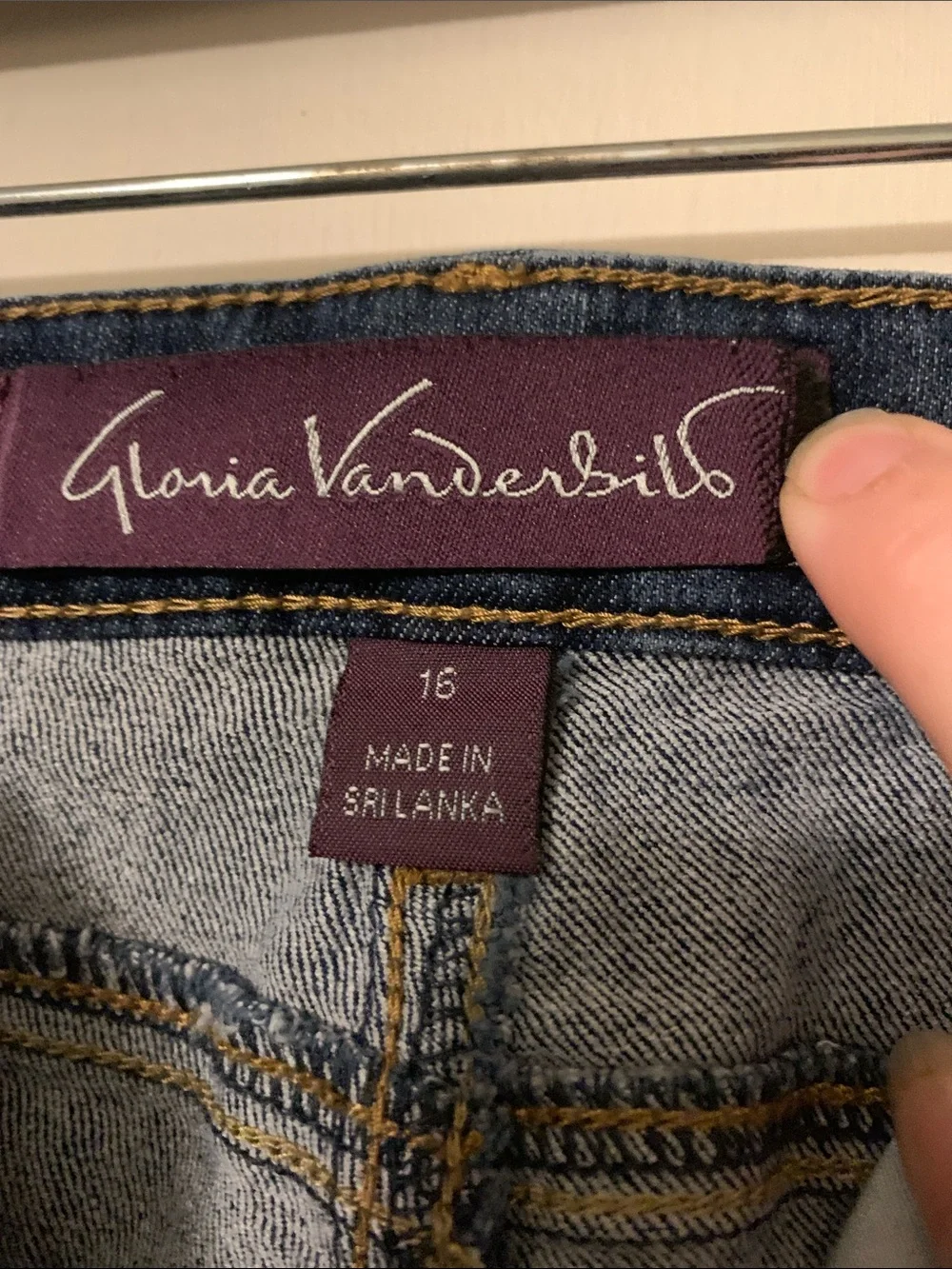 Gloria Vanderbilt Dark Indigo Bootcut Jeans